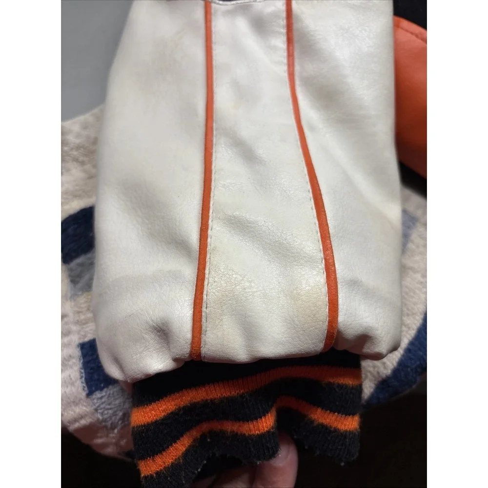 Youth Harley Davidson Varsity Letterman Jacket Marked Size 7 **See Description**